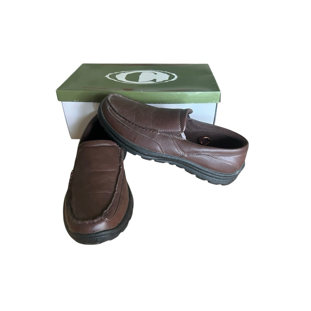 Brand New‎ Mens Cary Country Rugged Casual Boat Shoes 9.5 W Redwood Brown NIB